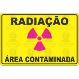Radiação área contaminada